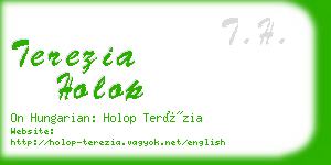 terezia holop business card